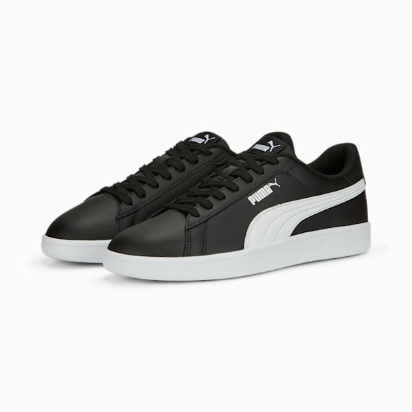 Smash 3.0 L Sneakers, PUMA Black-PUMA White, large-ZAF