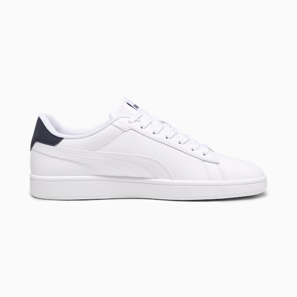 Tenis Smash 3.0 Cuero, PUMA White-PUMA Navy-PUMA Gold, large-MEX