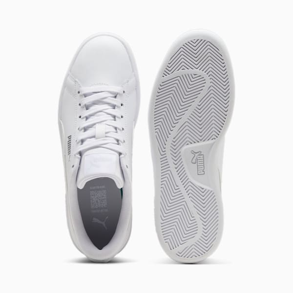 Smash 3.0 L Sneakers, PUMA White-Silver Mist-PUMA Silver, large-ZAF