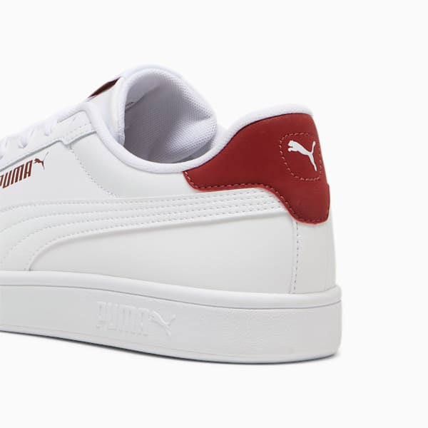 Smash 3.0 L Sneakers, PUMA White-Intense Red, large-ZAF
