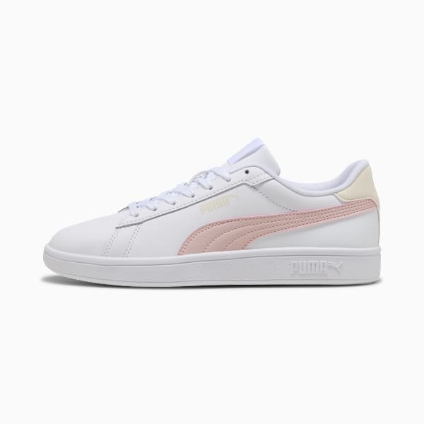 Smash 3.0 L Sneakers, PUMA White-Mauve Mist-Frosted Ivory, large-ZAF