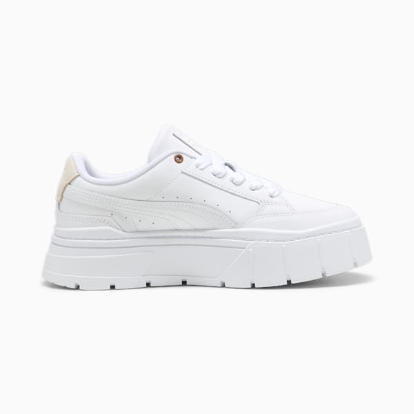 Mayze Stack Soft Sneakers Women, PUMA White-Rosebay, large-ZAF