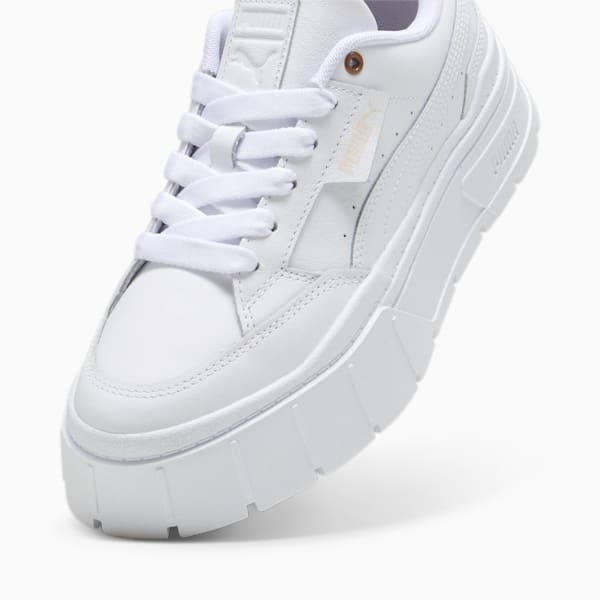 Mayze Stack Soft Sneakers Women, PUMA White-Rosebay, large-ZAF