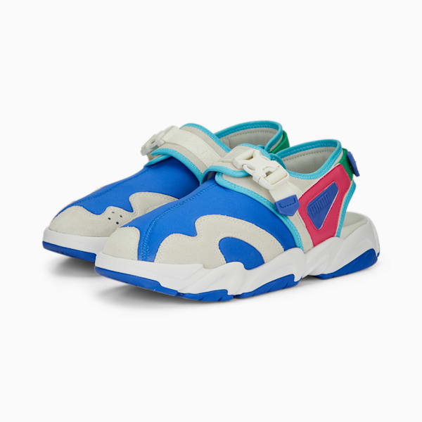 TS-01 Super Comic Sandals, Royal Sapphire-Vapor Gray, large-ZAF