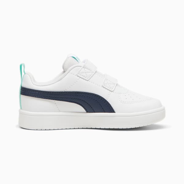 PUMA Rickie V Sneakers Kids, PUMA White-Club Navy-Mint, large-MEX