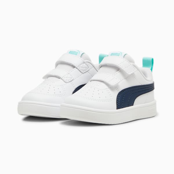 Tenis Infantiles PUMA Rickie V, PUMA White-Club Navy-Mint, large-MEX