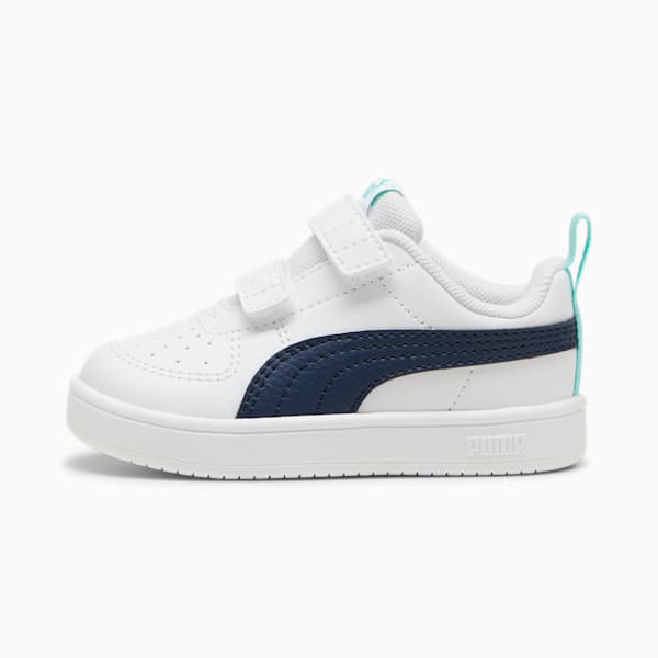 Tenis Infantiles PUMA Rickie V, PUMA White-Club Navy-Mint, large-MEX
