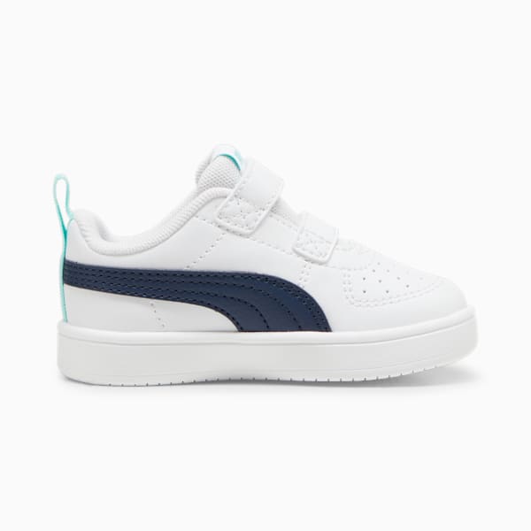 Tenis Infantiles PUMA Rickie V, PUMA White-Club Navy-Mint, large-MEX
