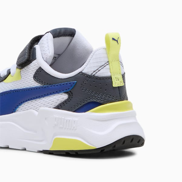 Trinity Lite Sneakers Kids, Lapis Lazuli-PUMA White-Galactic Gray-Lime Sheen, large-ZAF