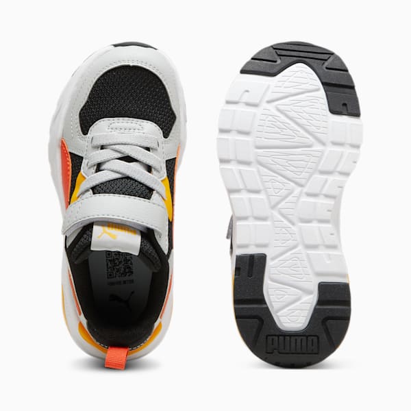 Trinity Lite Sneakers Kids, PUMA Black-Redmazing-Cool Light Gray-Tangerine, large-ZAF