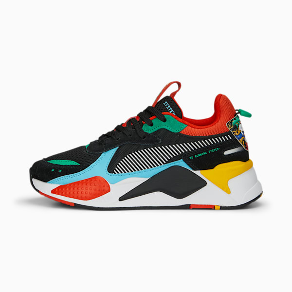 Zapatillas juveniles RS-X Block Party, PUMA Black-PUMA White-Hero Blue, large-ARG