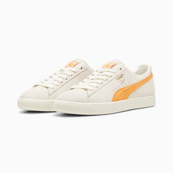 Clyde OG Sneakers, Frosted Ivory-Clementine, large-ZAF