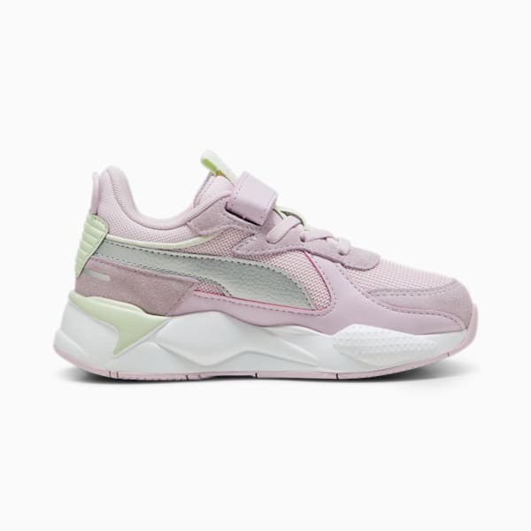 Zapatillas RS-X Metallic para niñas, Grape Mist-PUMA Silver, large-ARG