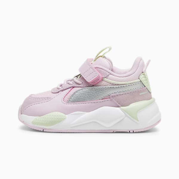 Zapatillas RS-X Metallic Alternative Closure+ para bebés, Grape Mist-PUMA Silver, large-ARG