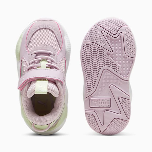 Zapatillas RS-X Metallic Alternative Closure+ para bebés, Grape Mist-PUMA Silver, large-ARG