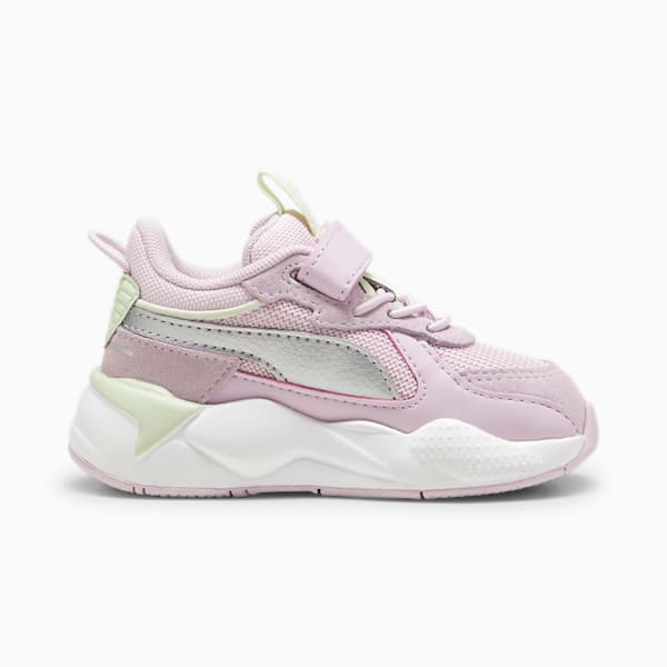 Zapatillas RS-X Metallic Alternative Closure+ para bebés, Grape Mist-PUMA Silver, large-ARG