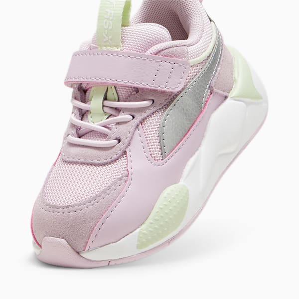 Zapatillas RS-X Metallic Alternative Closure+ para bebés, Grape Mist-PUMA Silver, large-ARG