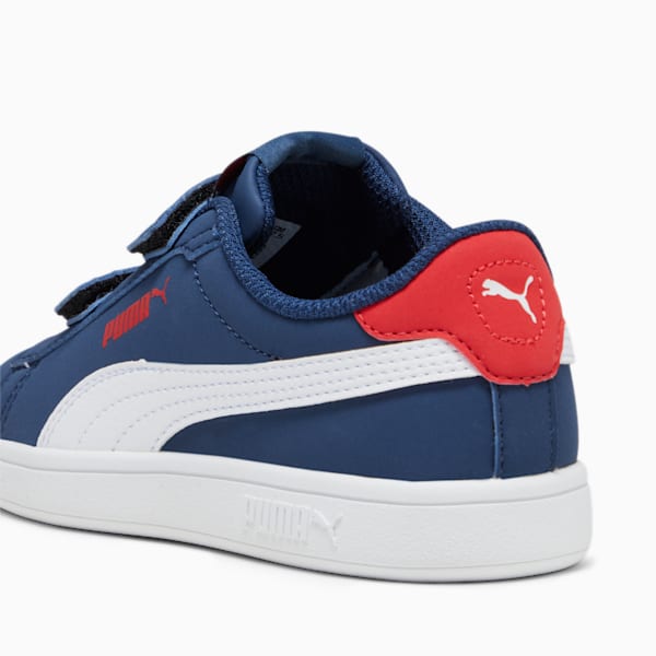 Smash 3.0 Buck Sneakers Kids, Persian Blue-PUMA White-For All Time Red, large-ZAF