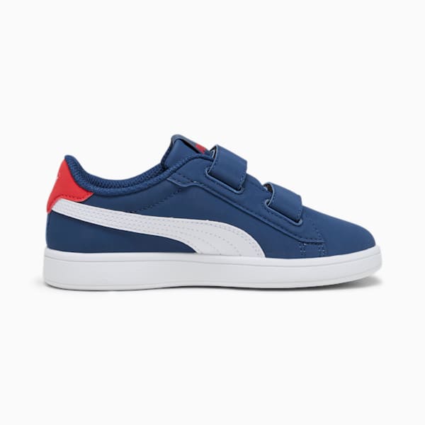 Smash 3.0 Buck Sneakers Kids, Persian Blue-PUMA White-For All Time Red, large-ZAF