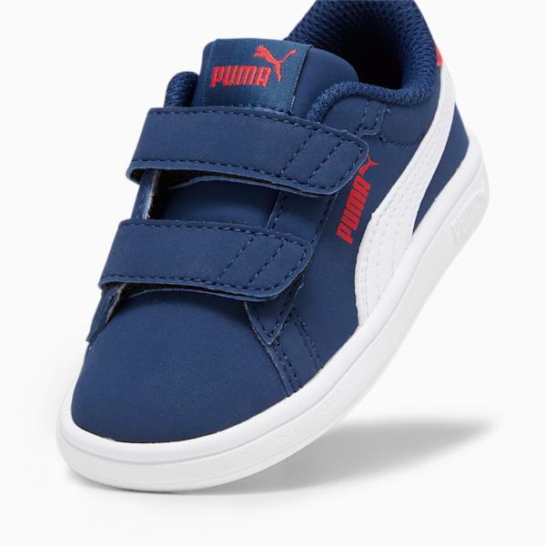 Smash 3.0 Buck Sneakers Baby, Persian Blue-PUMA White-For All Time Red, large-ZAF