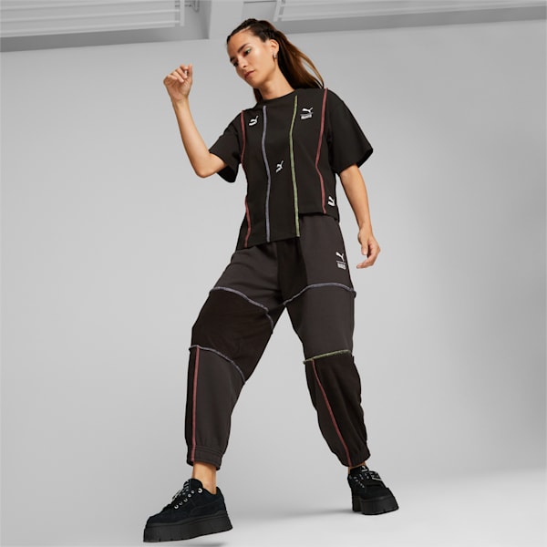 PUMA x THE RAGGED PRIEST Mayze Stack Sneakers Women, PUMA Black, large-ZAF