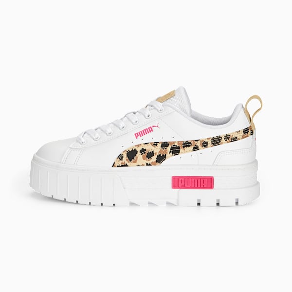 Tenis para mujer Mayze Animal, PUMA White-Granola, large-MEX