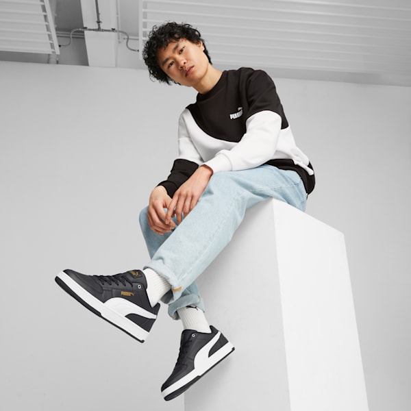 Caven 2.0 Sneakers, PUMA Black-PUMA White-Gold, large-ZAF