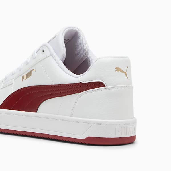 Caven 2.0 Sneakers, PUMA White-Intense Red-PUMA Gold, large-ZAF