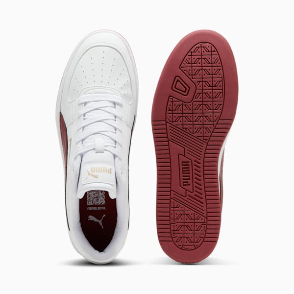 Caven 2.0 Sneakers, PUMA White-Intense Red-PUMA Gold, large-ZAF