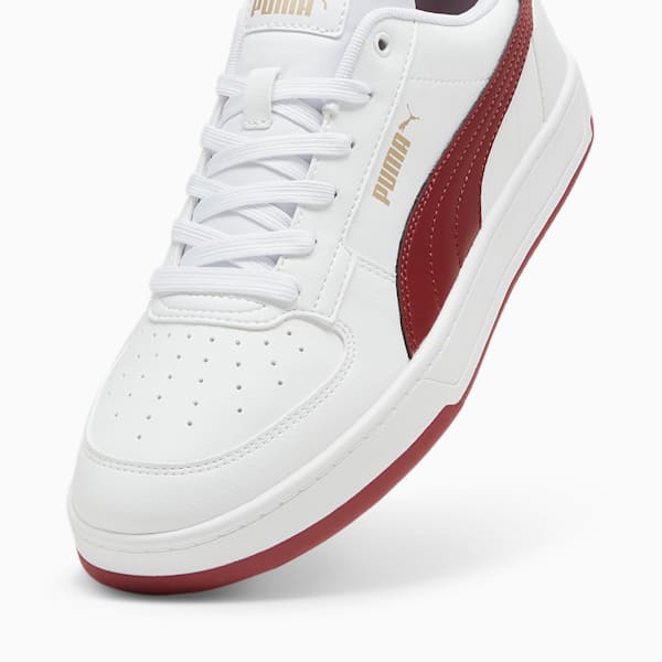 Caven 2.0 Sneakers, PUMA White-Intense Red-PUMA Gold, large-ZAF
