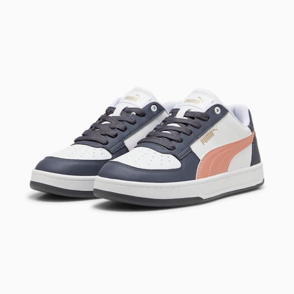 Caven 2.0 Sneakers, PUMA White-Deeva Peach-Galactic Gray, large-ZAF