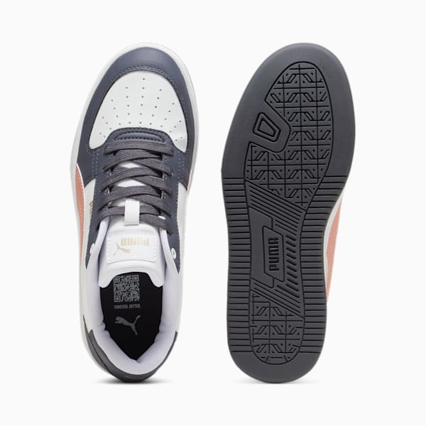 Caven 2.0 Sneakers, PUMA White-Deeva Peach-Galactic Gray, large-ZAF