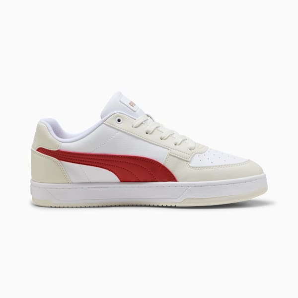 Caven 2.0 Sneakers, PUMA White-Red Fire-Vapor Gray, large-ZAF