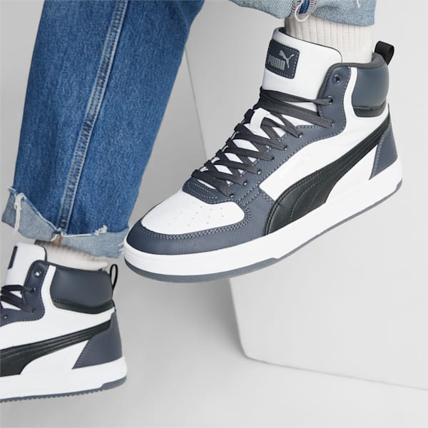 Caven 2.0 Mid Sneakers, PUMA White-PUMA Black-Strong Gray-PUMA Silver, large-ZAF