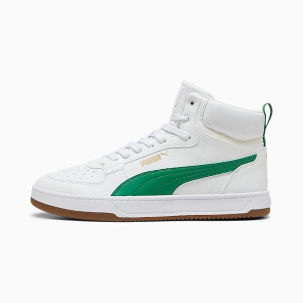 Caven 2.0 Mid Sneakers, PUMA White-Vapor Gray-Archive Green, large-ZAF