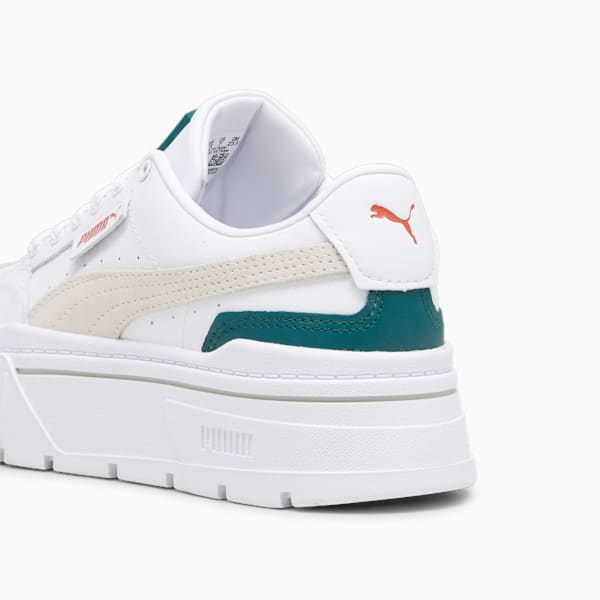 Zapatillas para mujer Mayze Stack, PUMA White-Malachite, large-ARG