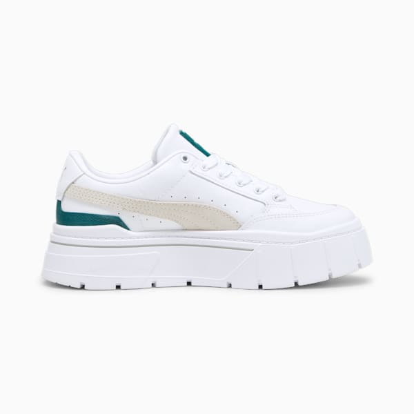 Zapatillas para mujer Mayze Stack, PUMA White-Malachite, large-ARG