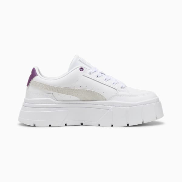Zapatillas para mujer Mayze Stack, PUMA White-Crushed Berry, large-ARG