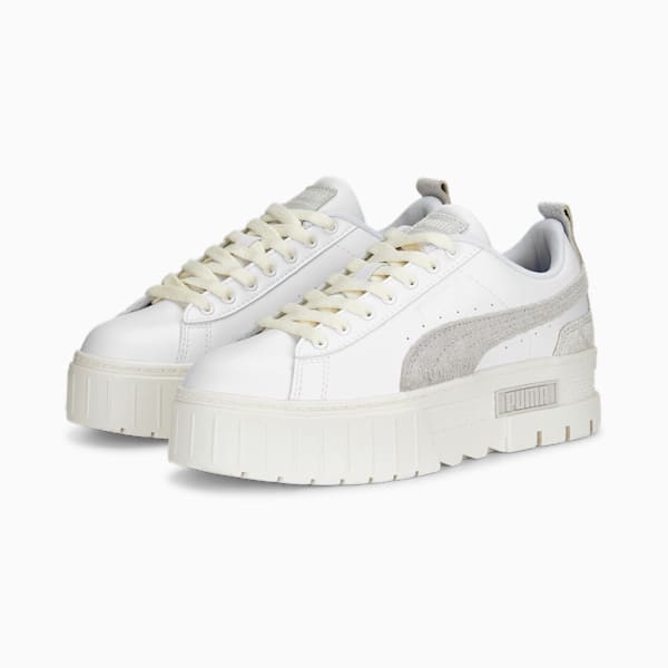 Zapatillas para mujer Mayze Thrifted, PUMA White, large-ARG