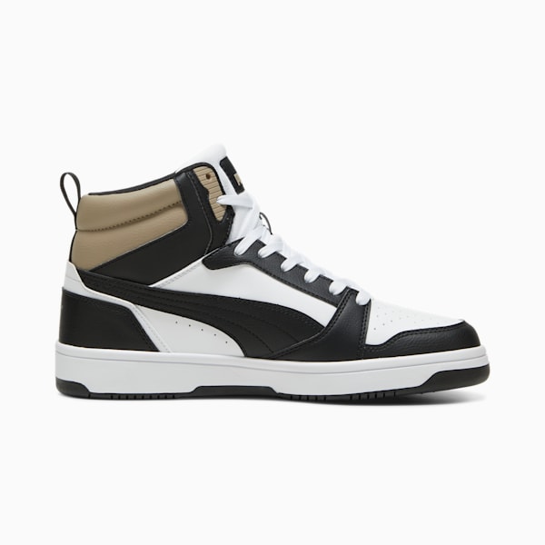 Rebound Sneakers, PUMA White-PUMA Black-Oak Branch, large-ZAF