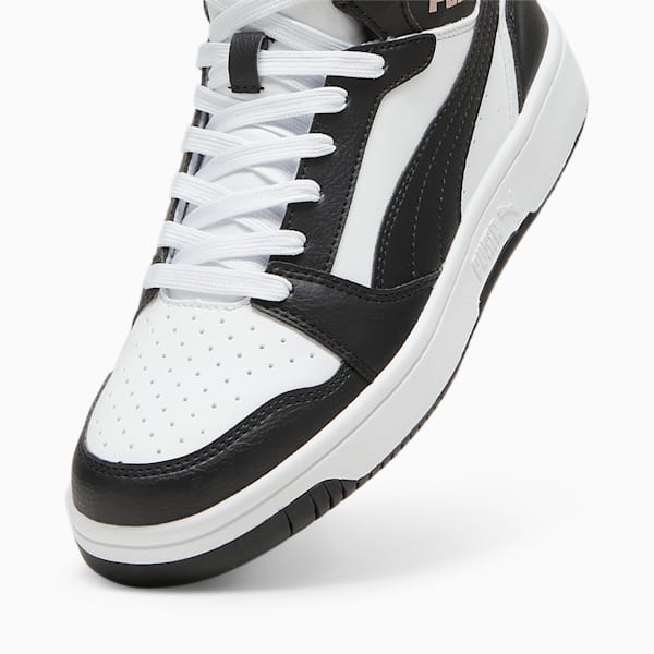 Rebound Sneakers, PUMA White-PUMA Black-Mauve Mist, large-ZAF