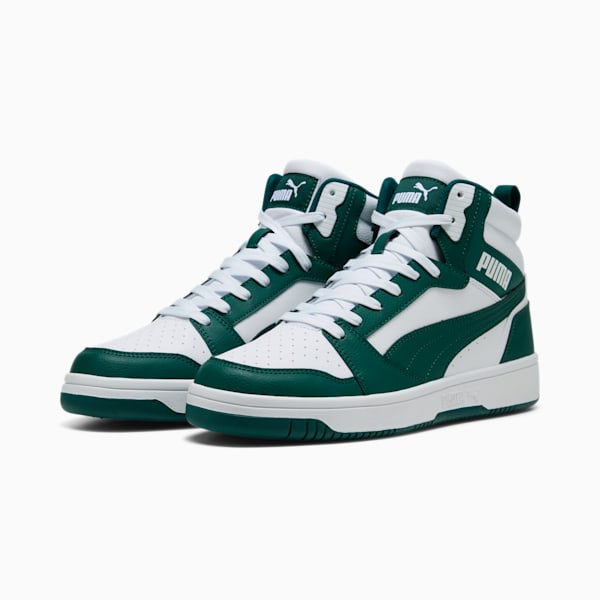 Rebound Sneakers, PUMA White-Dark Myrtle, large-ZAF