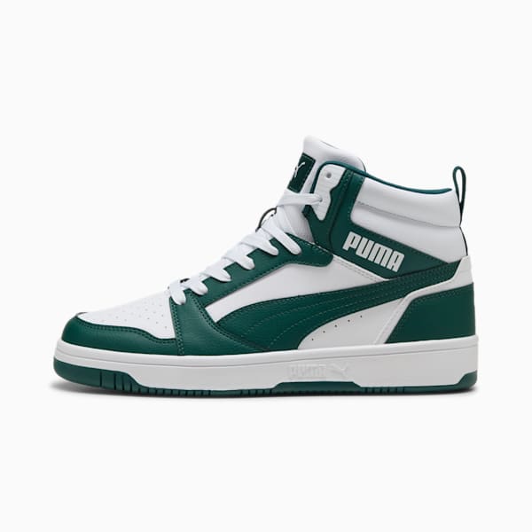 Rebound Sneakers, PUMA White-Dark Myrtle, large-ZAF