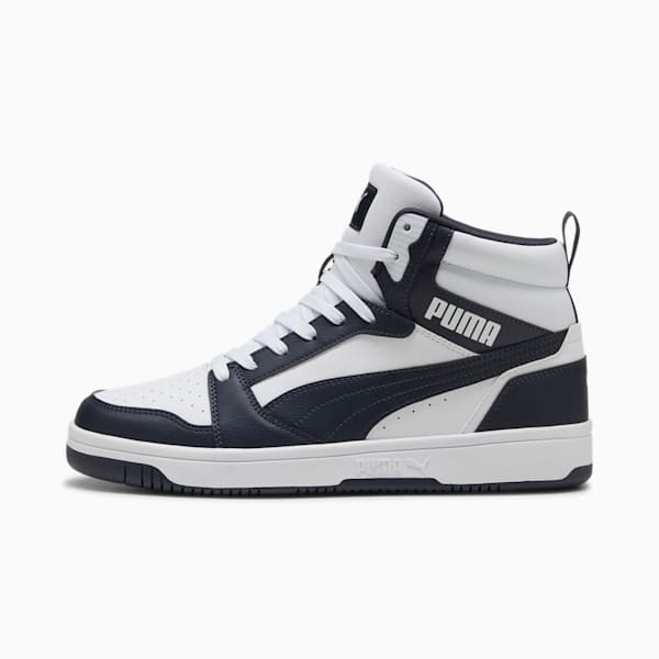 Rebound Sneakers, PUMA White-New Navy, large-ZAF