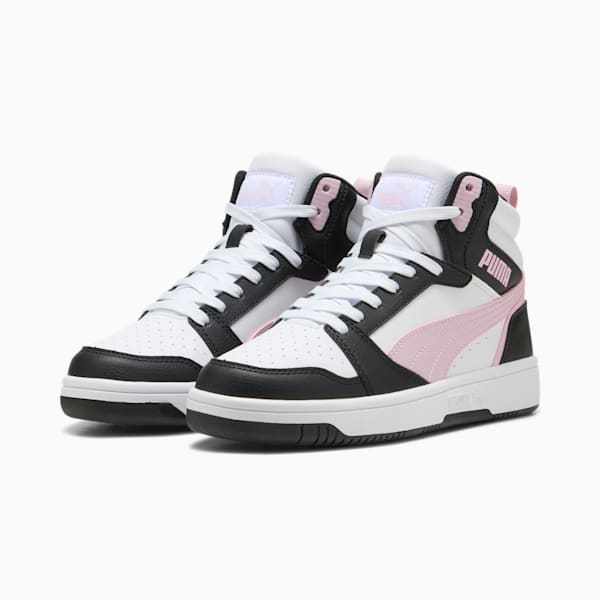 Tenis Rebound, PUMA White-Rose Mauve-PUMA Black, large-MEX
