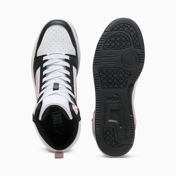 Tenis Rebound, PUMA White-Rose Mauve-PUMA Black, large-MEX