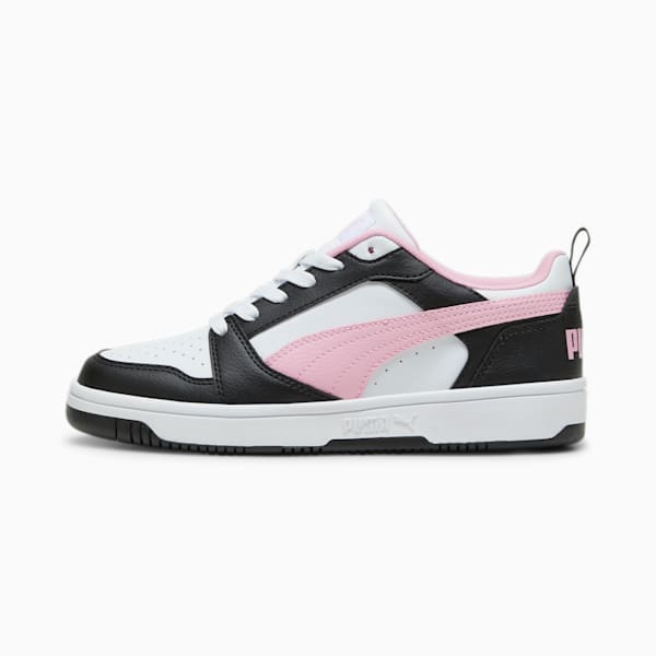 Rebound V6 Low Sneakers, PUMA Black-Pink Lilac-PUMA White, large-ZAF