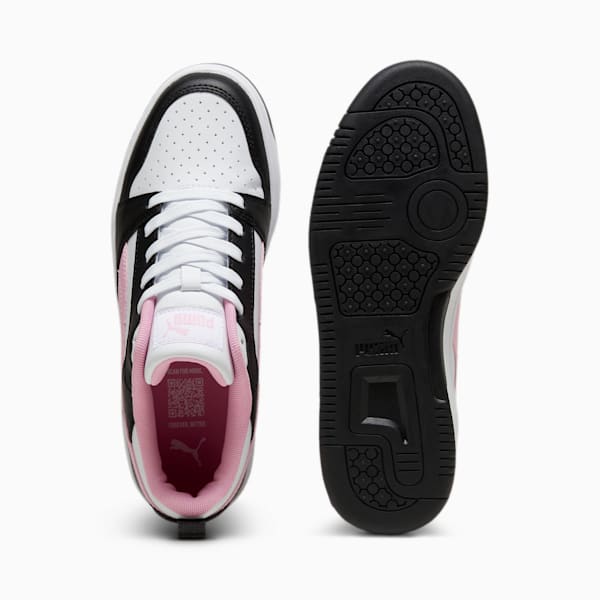 Rebound V6 Low Sneakers, PUMA Black-Pink Lilac-PUMA White, large-ZAF