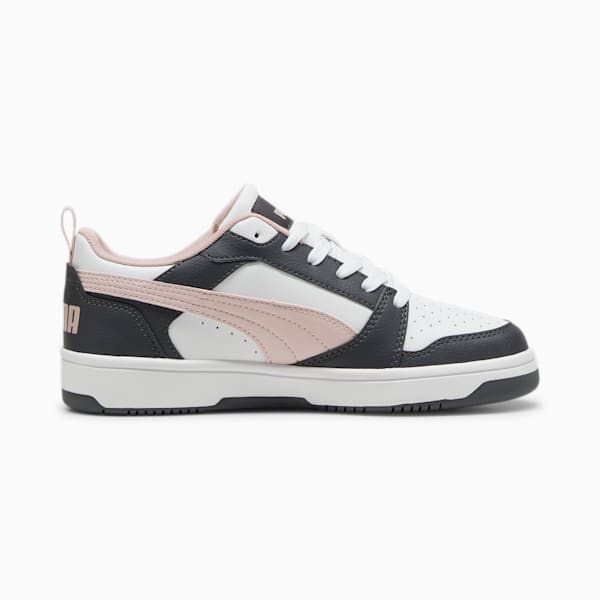 Rebound V6 Low Sneakers, Strong Gray-Mauve Mist-PUMA White, large-ZAF