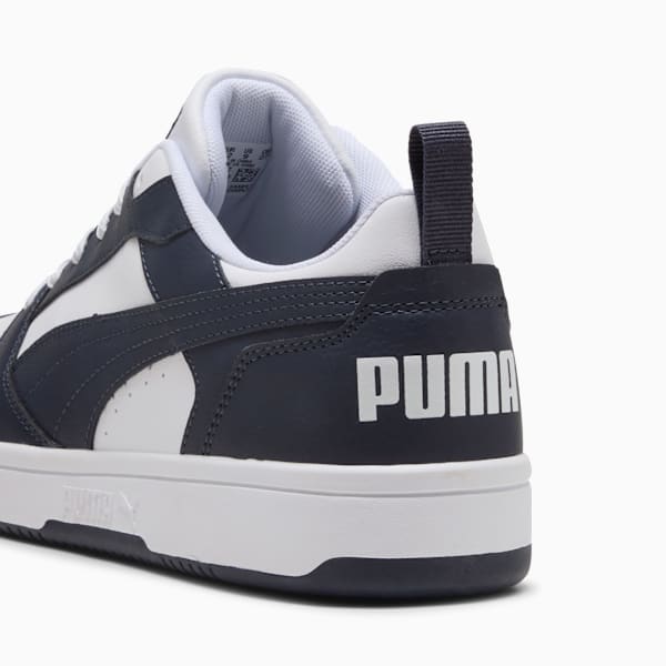 Rebound V6 Low Sneakers, PUMA White-New Navy, large-ZAF